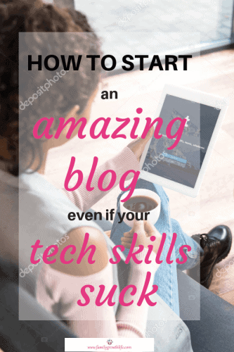 Use a checklist of blogging topics to start your blog especially if you have poor tech skills.