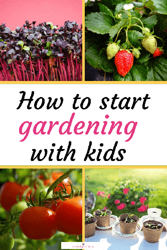 Gardening with kids| Tips on how to start a children's garden. Get simple gardening ideas to get children to embrace gardening. Find out how sowing, growing and harvesting educates kids about life cycles and ecosystems.